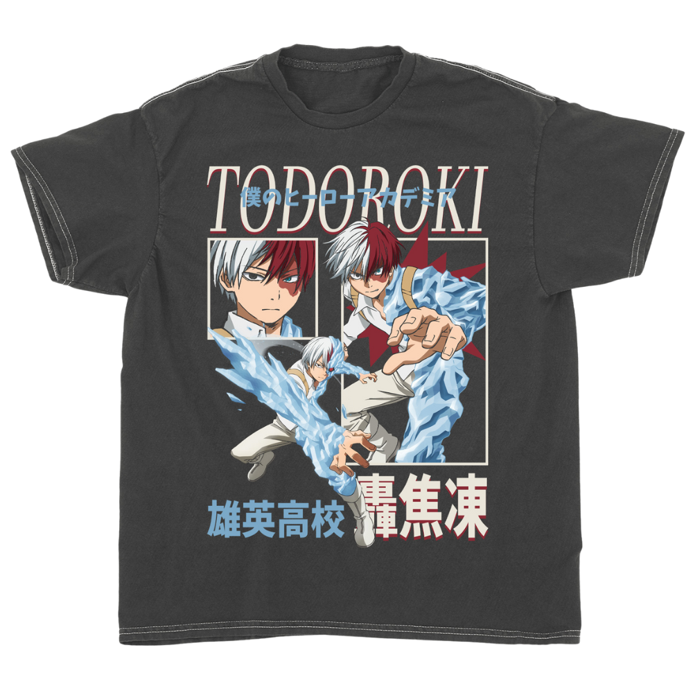 My Hero Academia Todoroki Pigment T-Shirt