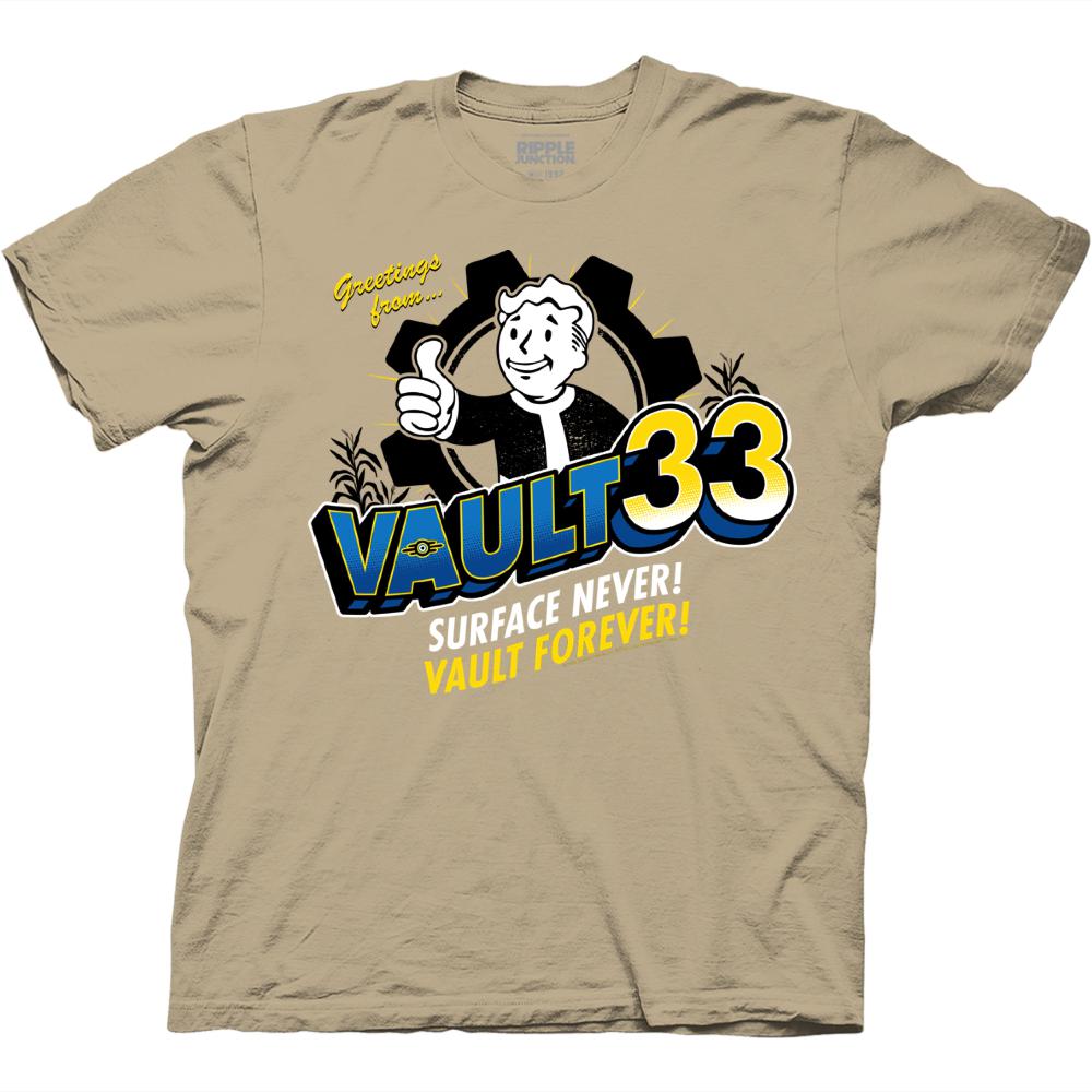 Fallout (Show) Vault 33 Postcard T-Shirt
