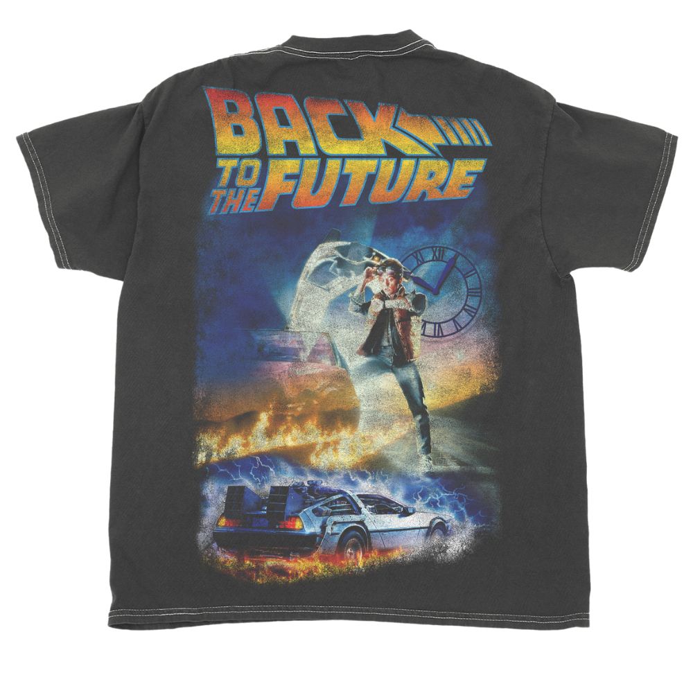 Back to the Future Vintage Poster Pigment T-Shirt