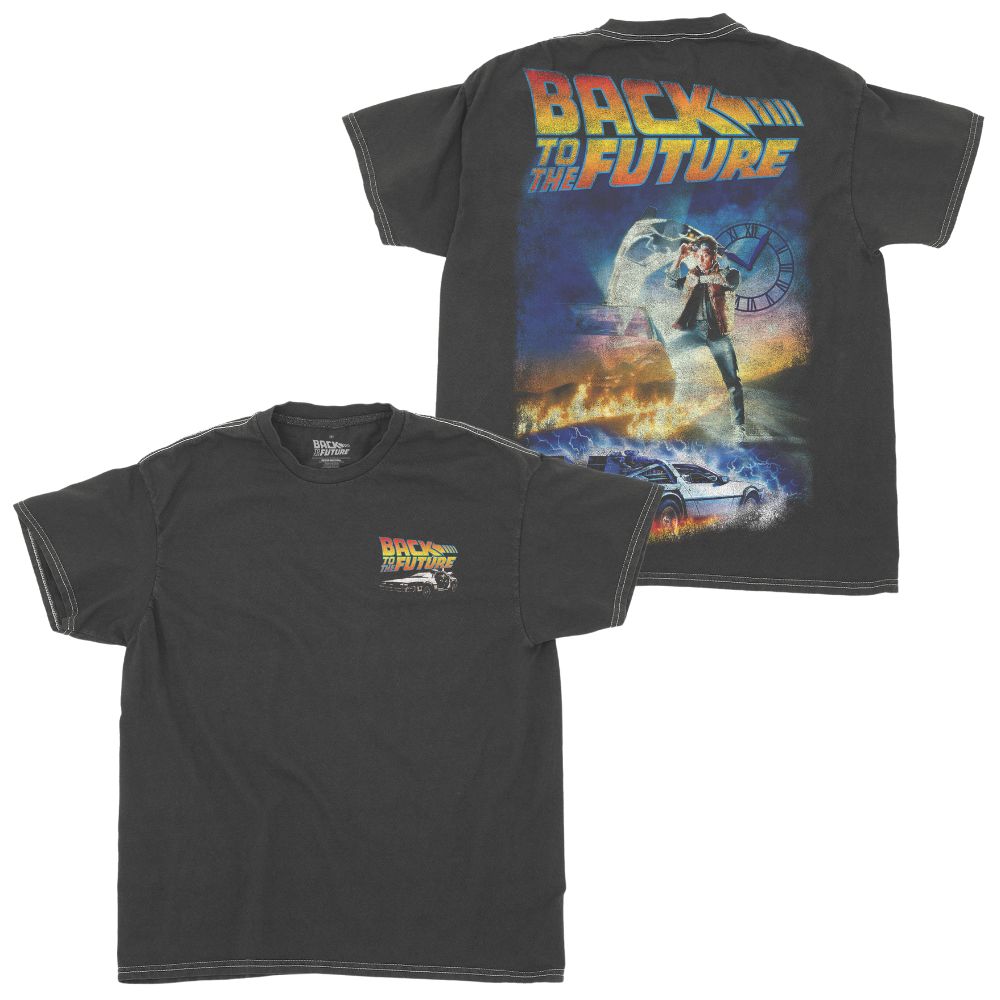 Back to the Future Vintage Poster Pigment T-Shirt