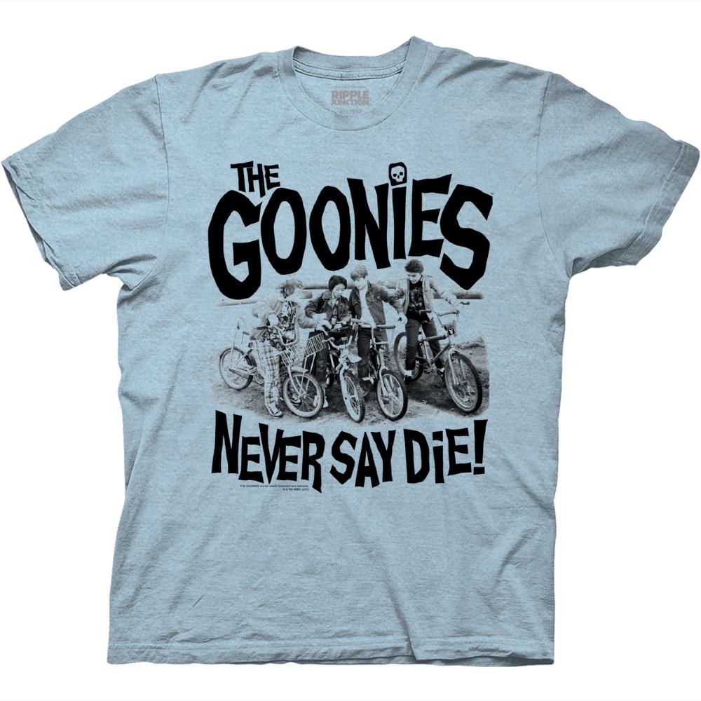 Goonies On Bikes At Beach Never Say Die T-Shirt