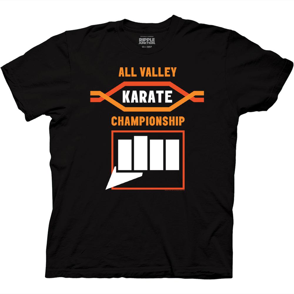 Cobra Kai All Valley Logo and Fist T-Shirt