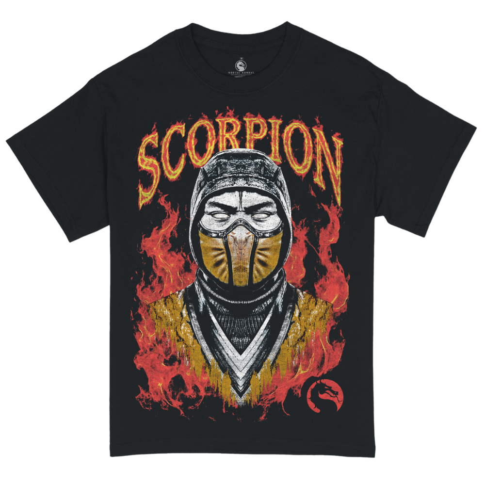 Mortal Kombat Scorpion Get Over Here T-Shirt