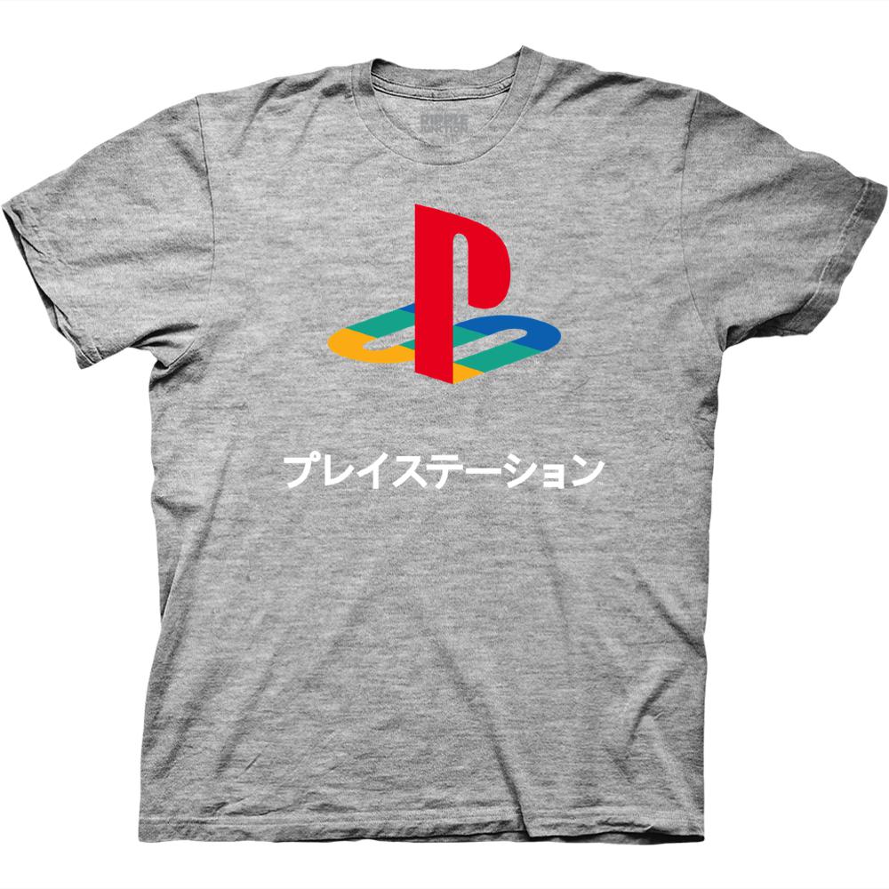 Playstation Full Color Logo With Kanji T-Shirt