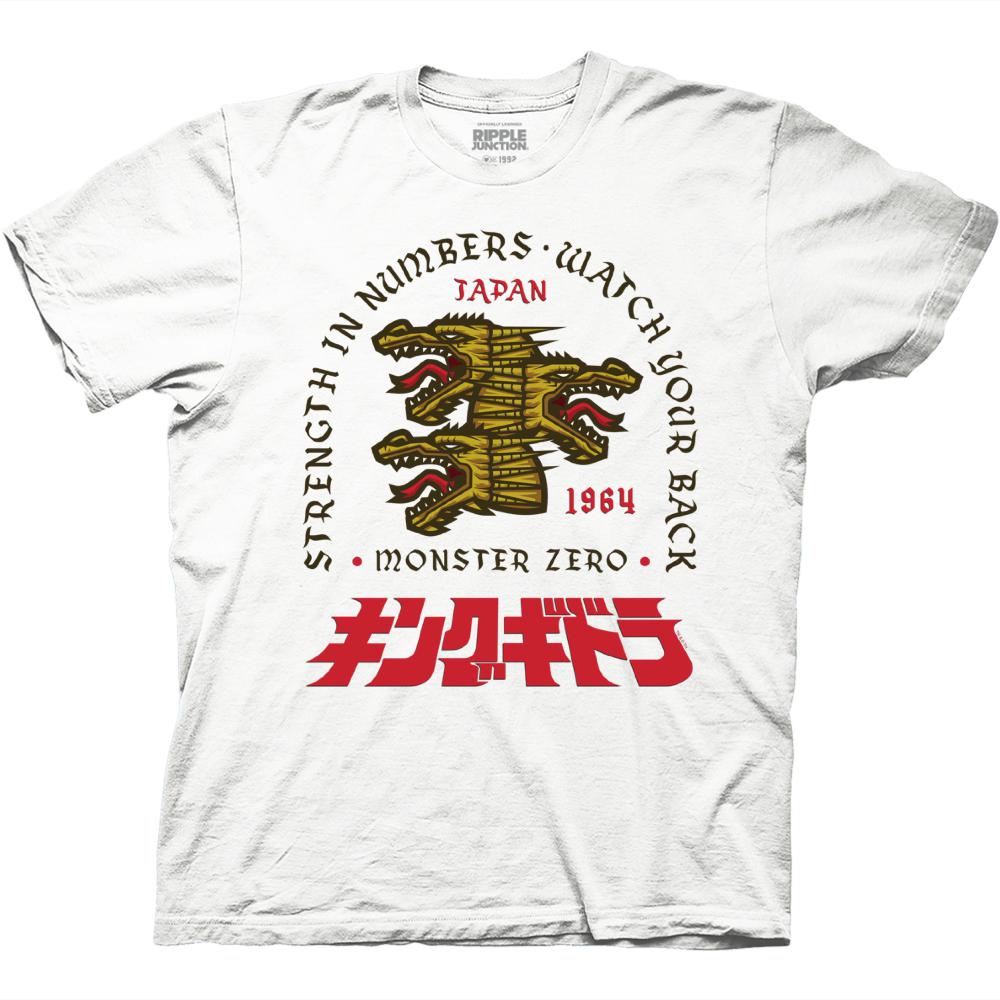 Godzilla Classic Strength In Numbers Watch Your Back T-Shirt
