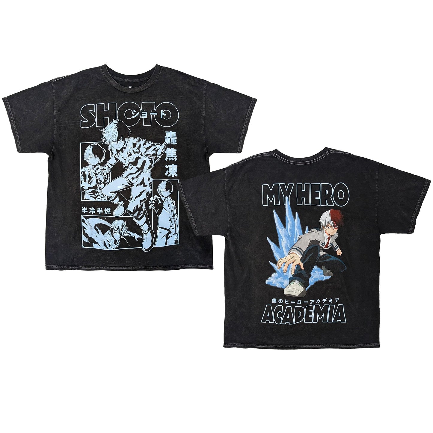 My Hero Academia Todoroki Blue Panels T-Shirt