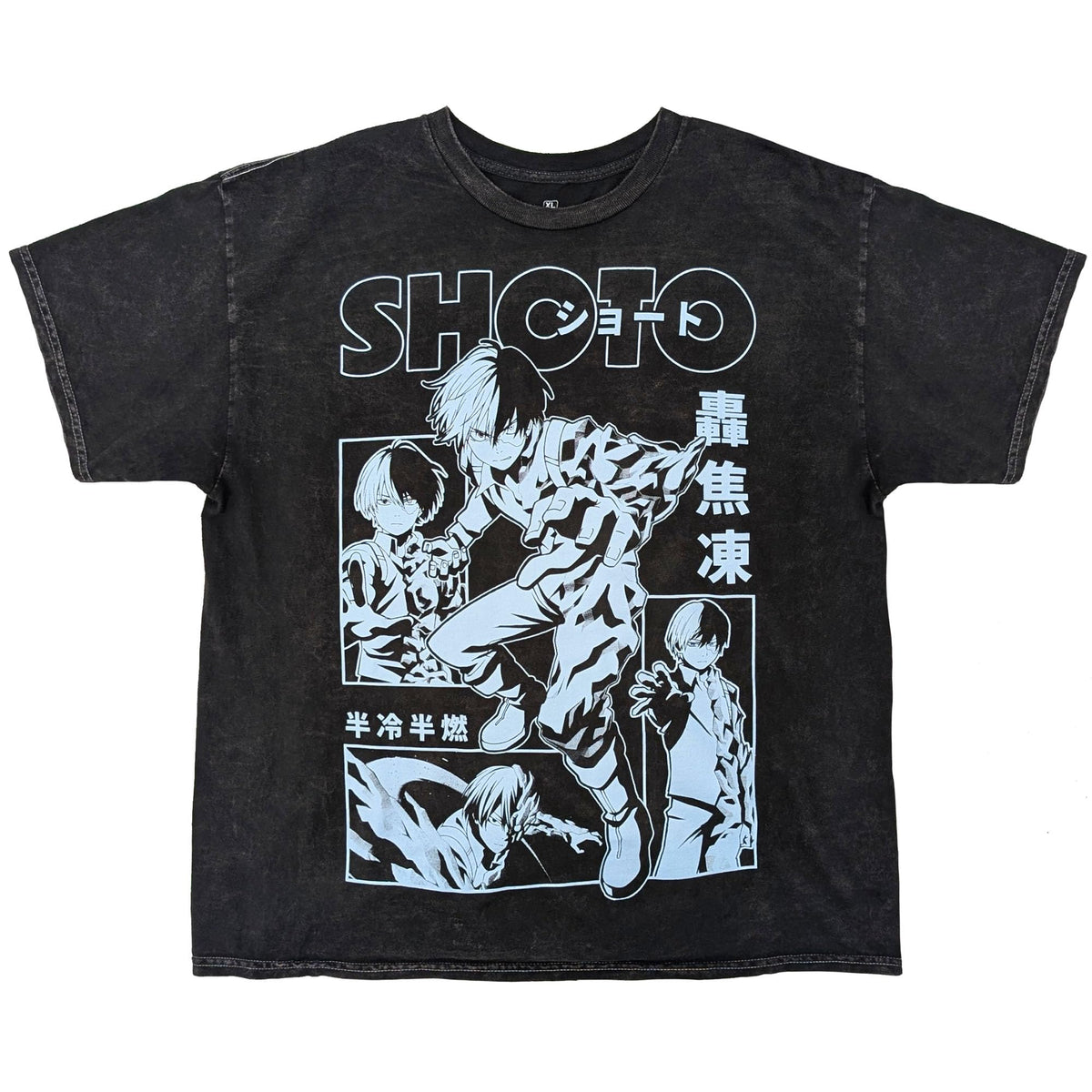 My Hero Academia Todoroki Blue Panels T-Shirt