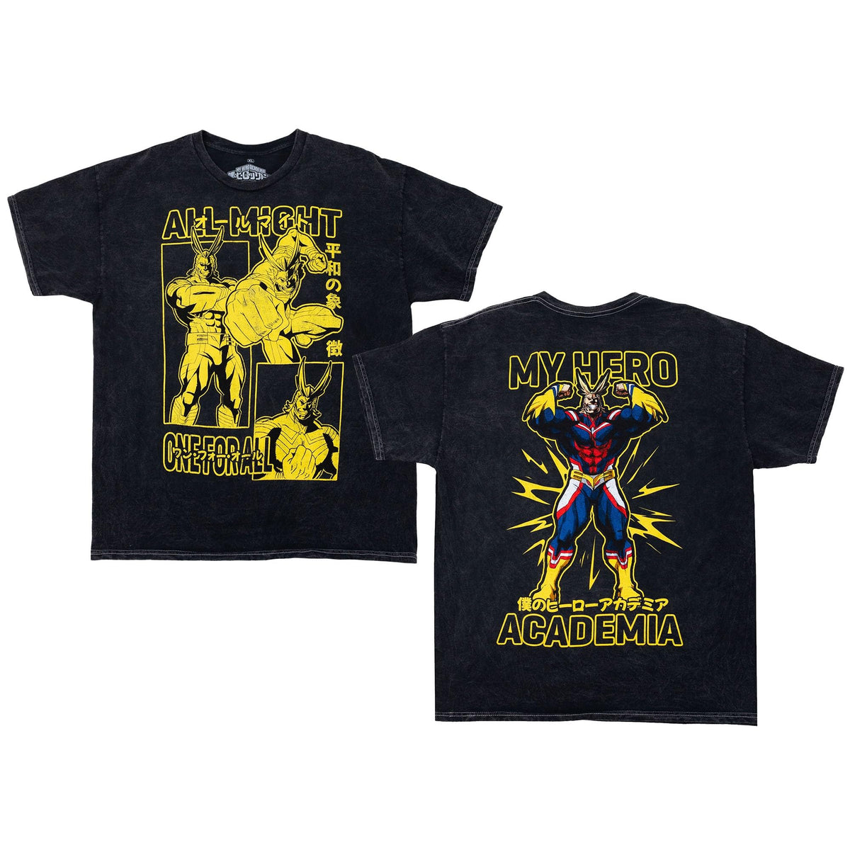 My Hero Academia All Might Yellow Panels T-Shirt