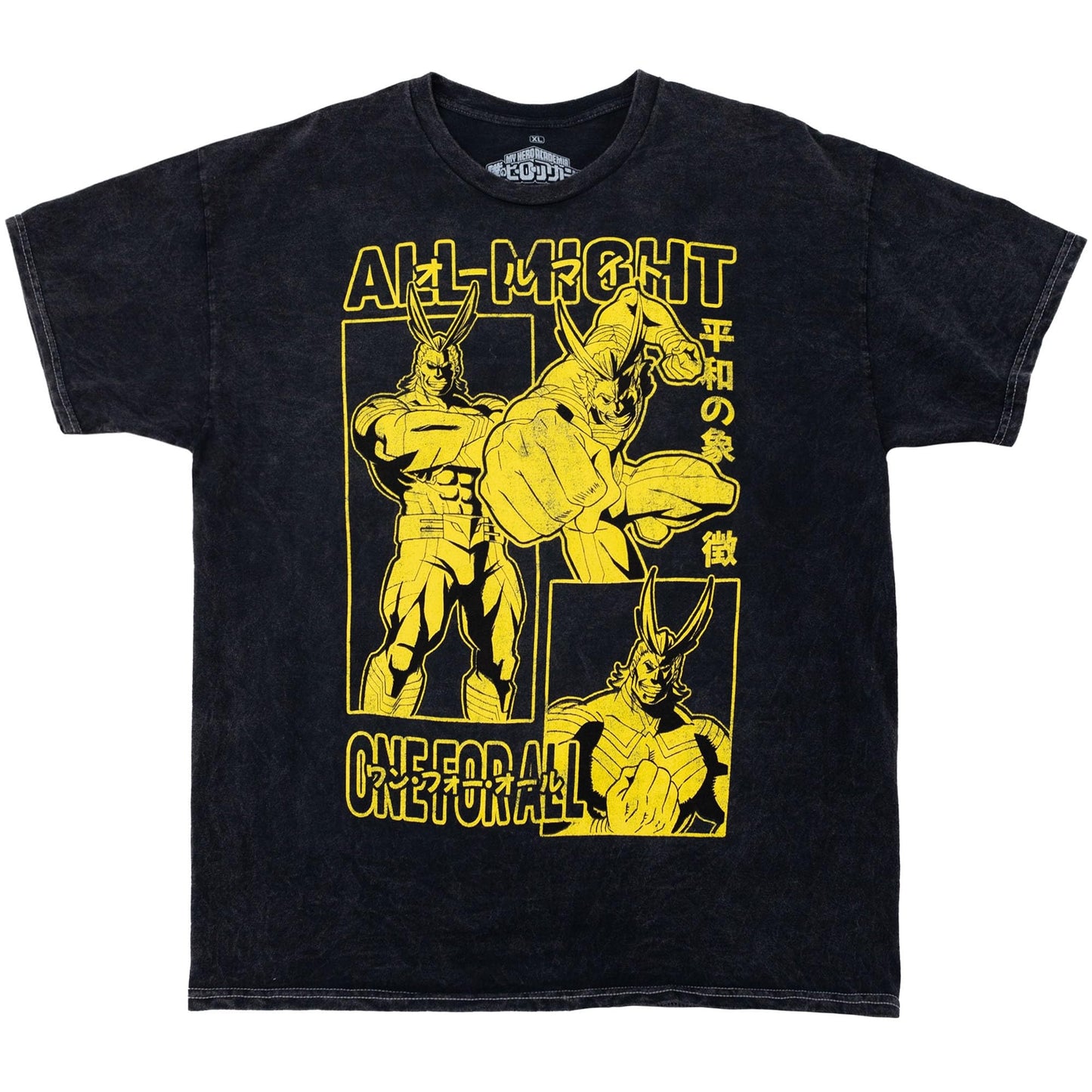 My Hero Academia All Might Yellow Panels T-Shirt