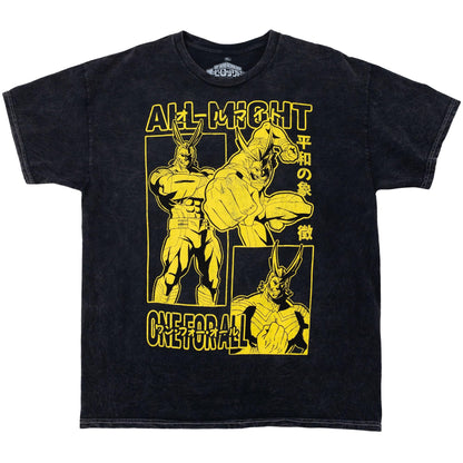 My Hero Academia All Might Yellow Panels T-Shirt