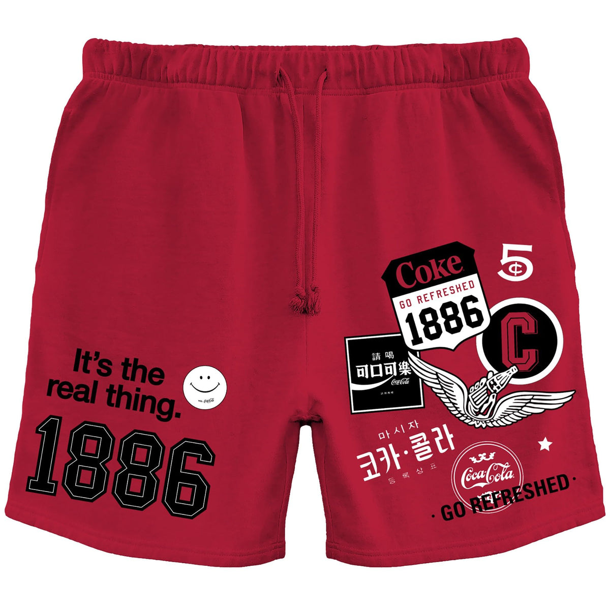 Coca-Cola 1886 Varsity Patches Lounge Shorts