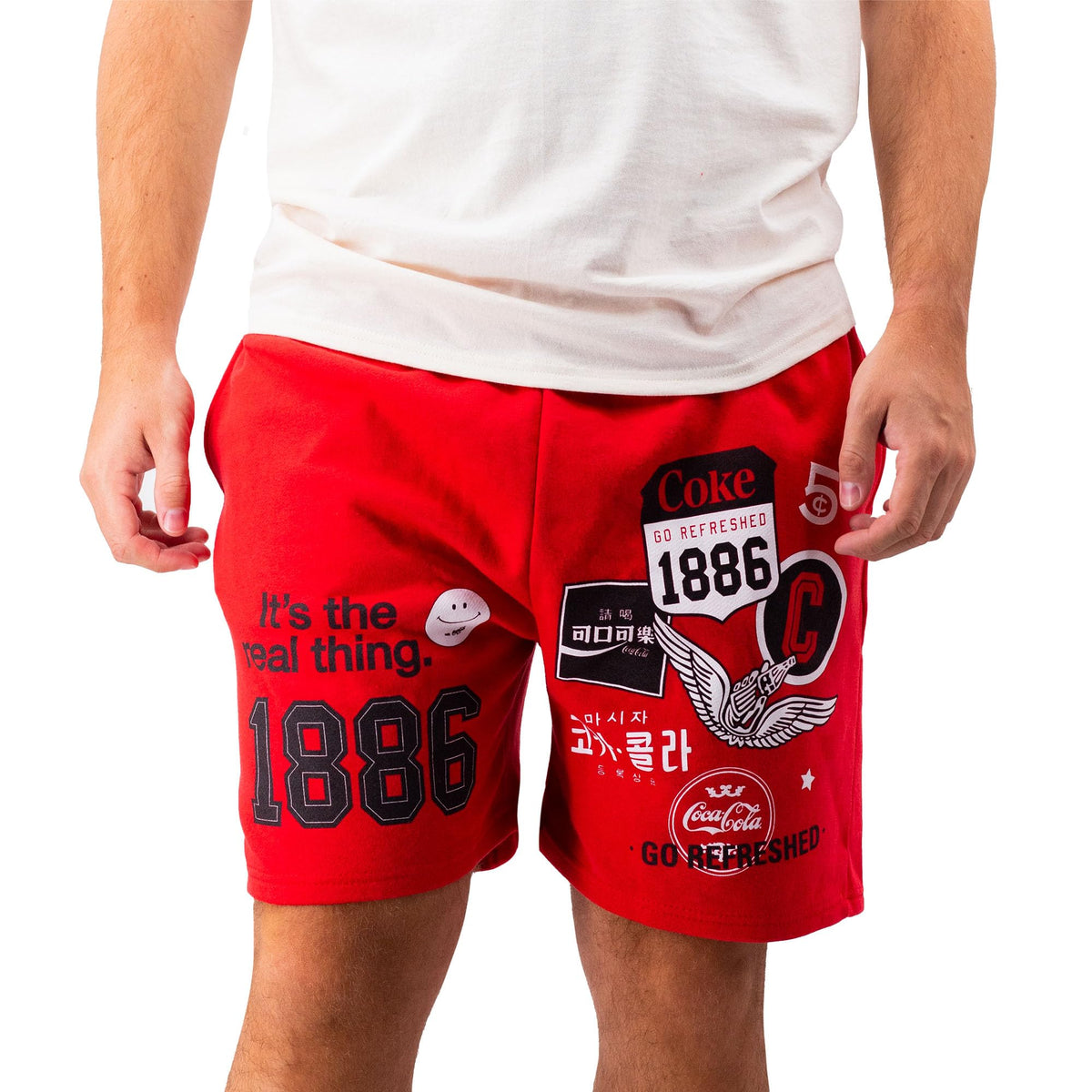 Coca-Cola 1886 Varsity Patches Lounge Shorts