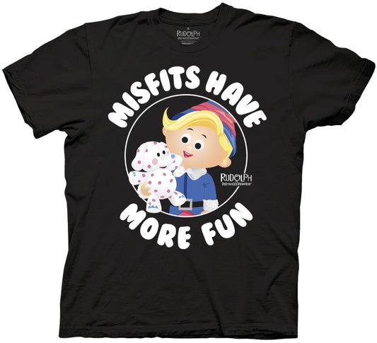 Rudolph the Red-Nosed Reindeer Hermey Misfits T-Shirt