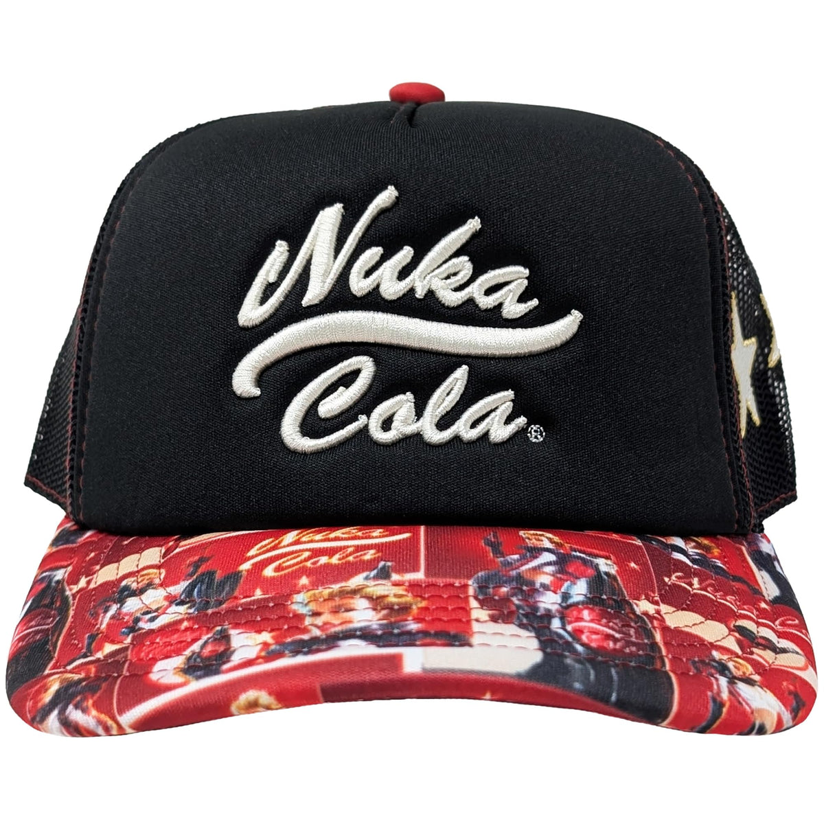 Fallout Nuka Cola Retro Ad Embroidered Trucker Hat