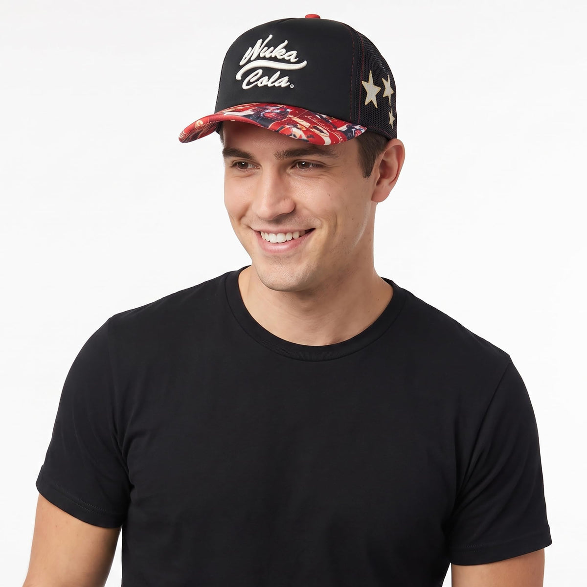 Fallout Nuka Cola Retro Ad Embroidered Trucker Hat
