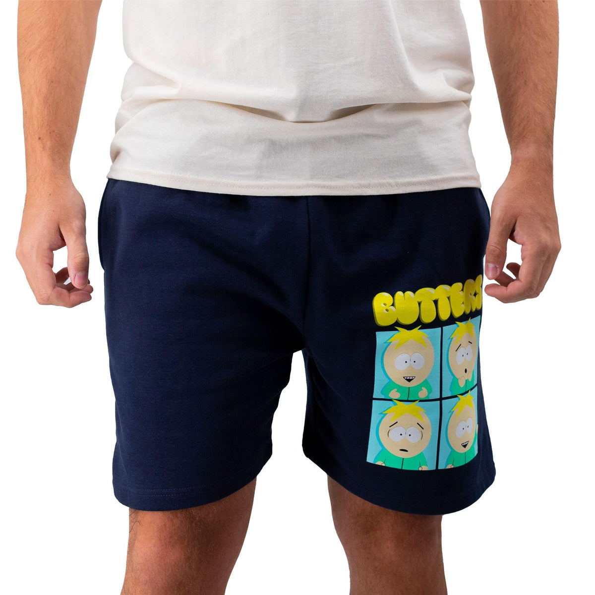 South Park Butters Expression Grid Lounge Shorts
