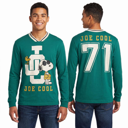 Peanuts Snoopy Joe Cool 71 Long Sleeve Goalie T-Shirt