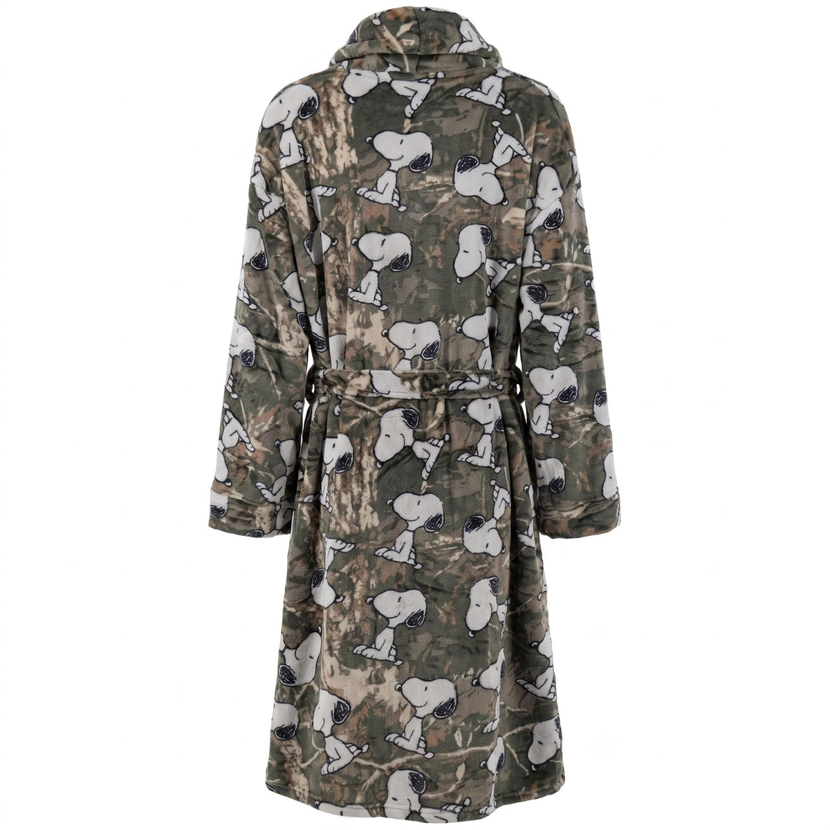 Peanuts Snoopy Camo Pattern Plush Robe