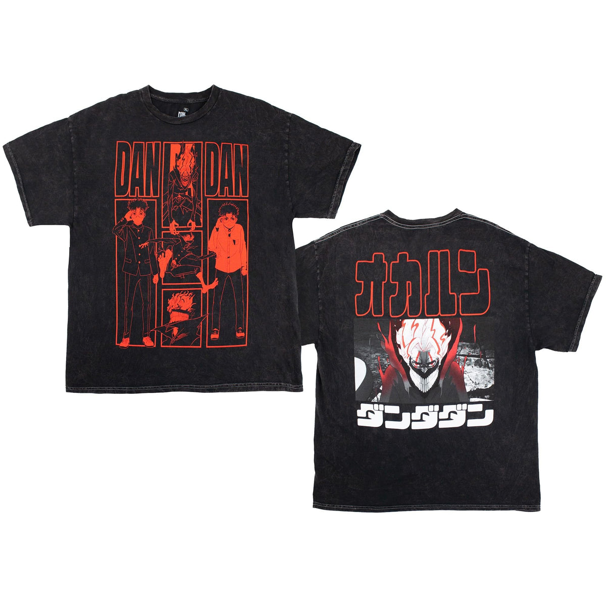 DanDaDan T-Shirt Okarun Yokai Red Panels T-Shirt