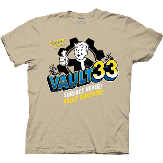 Fallout (Show) Vault 33 Postcard T-Shirt