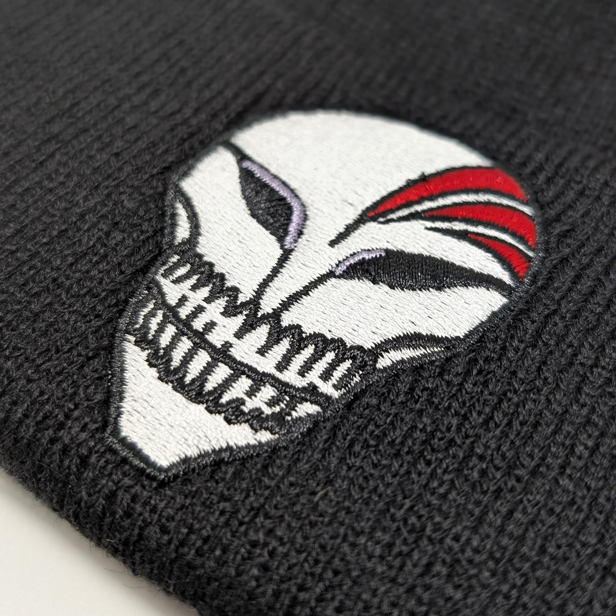 BLEACH Hollow Mask Embroidered Beanie