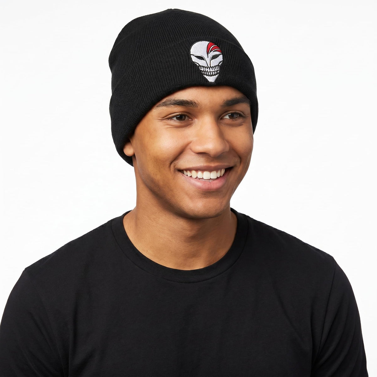 BLEACH Hollow Mask Embroidered Beanie