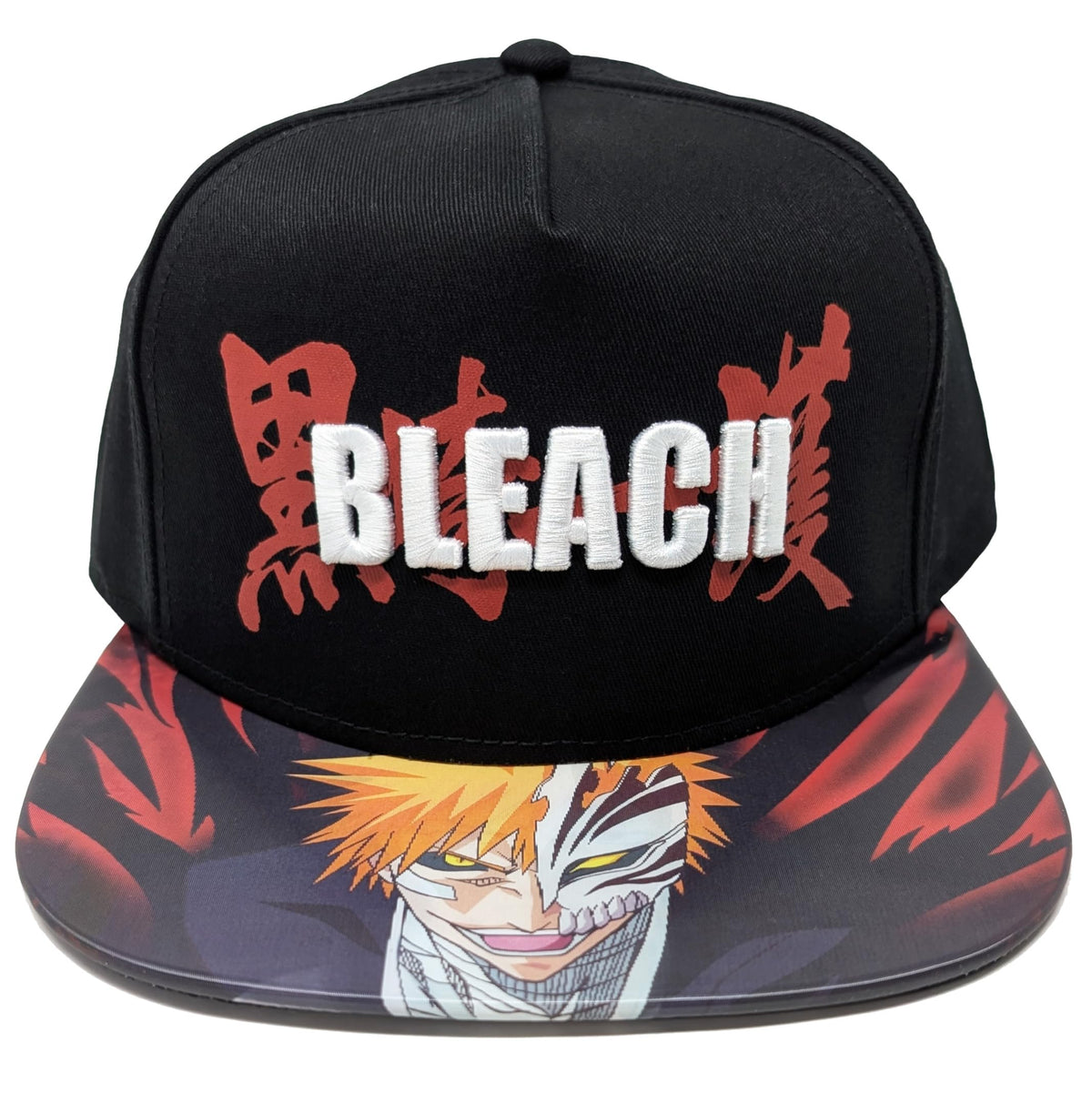 BLEACH Ichigo Lenticular Bill Embroidered Logo Snapback Hat