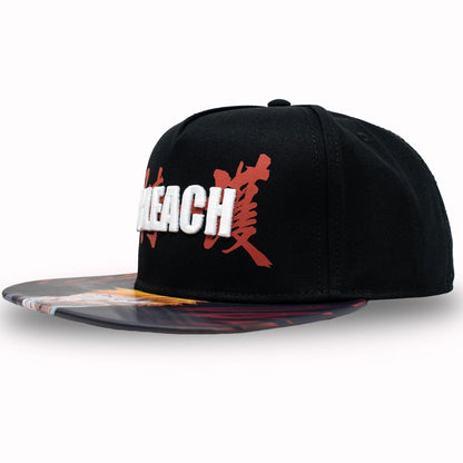 BLEACH Ichigo Lenticular Bill Embroidered Logo Snapback Hat