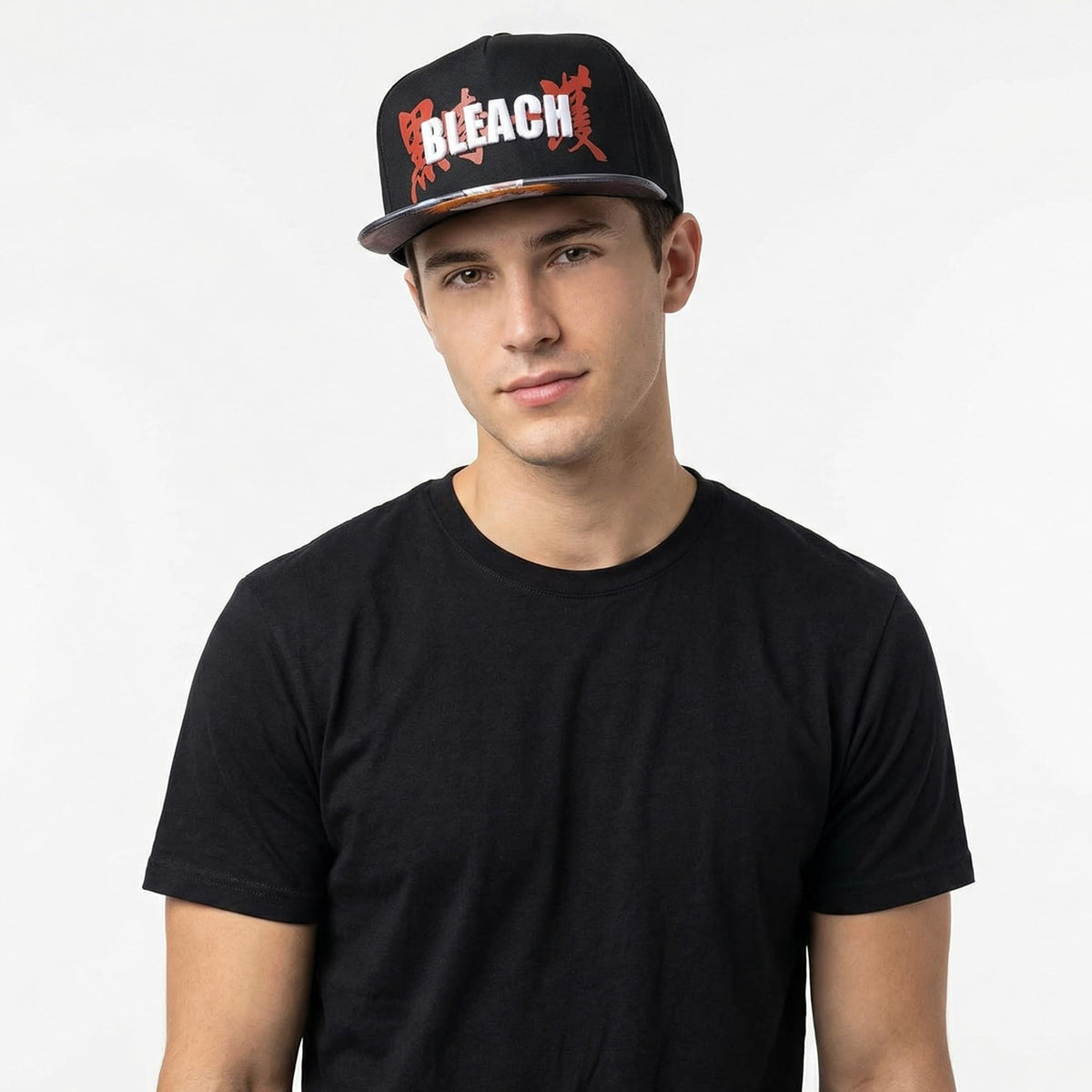 BLEACH Ichigo Lenticular Bill Embroidered Logo Snapback Hat