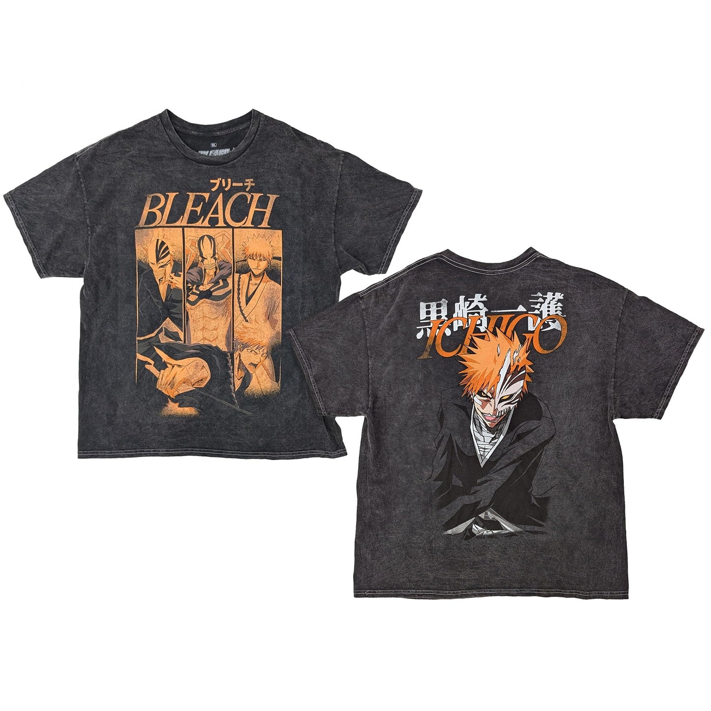 BLEACH Ichigo Hollow Form Orange Panels T-Shirt