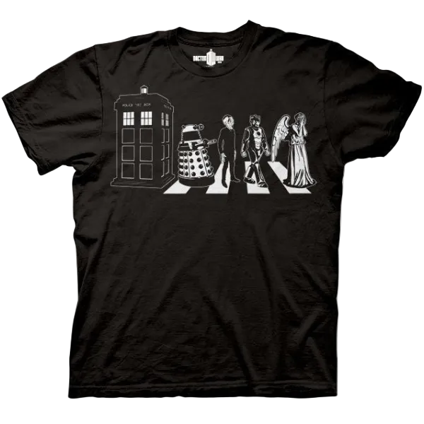 Doctor Who Detailed Street Crossing T-shirt