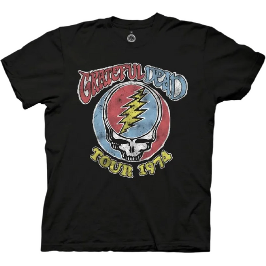 Grateful Dead Stealie 1974 Tour T-Shirt