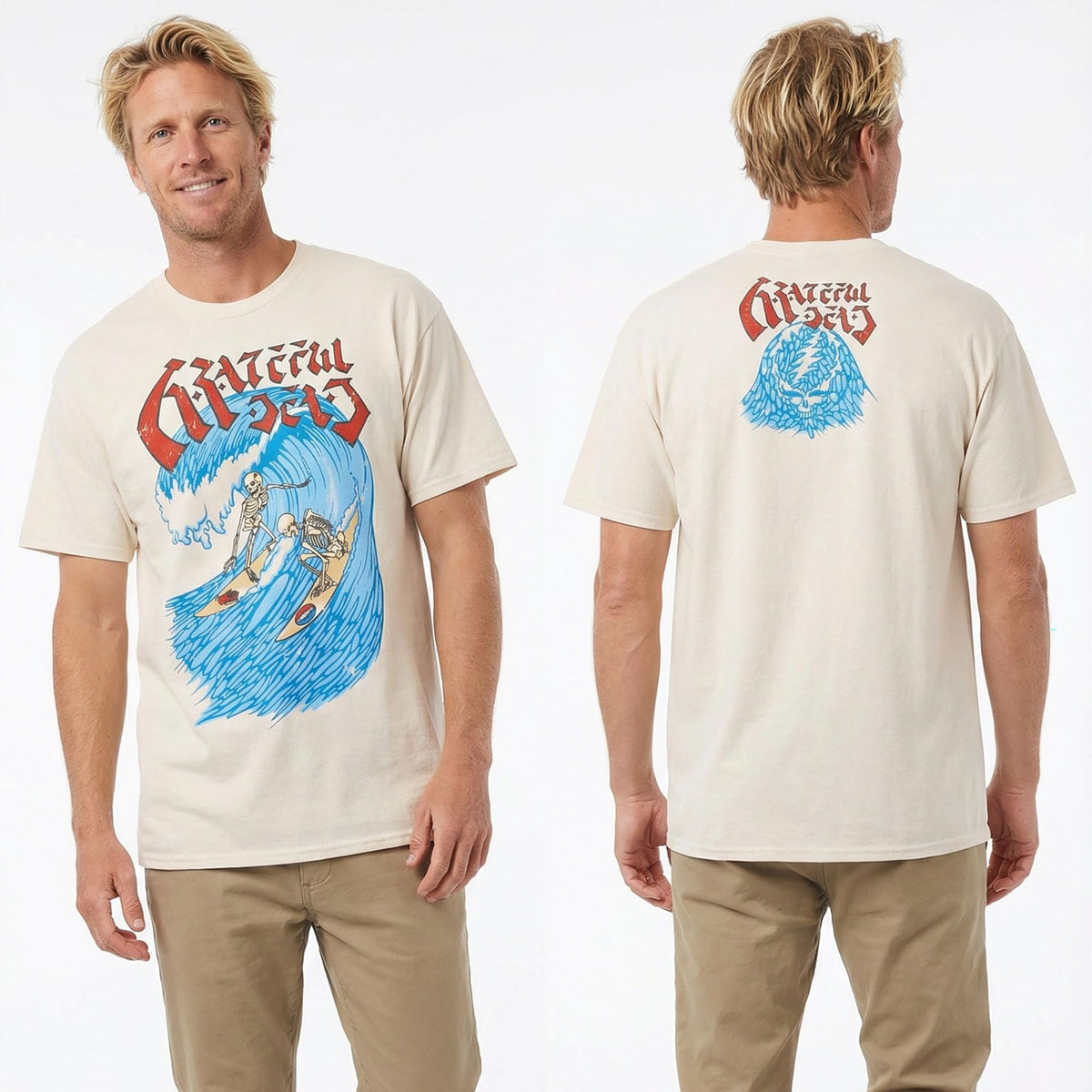 Grateful Dead Surfing Skeletons T-Shirt