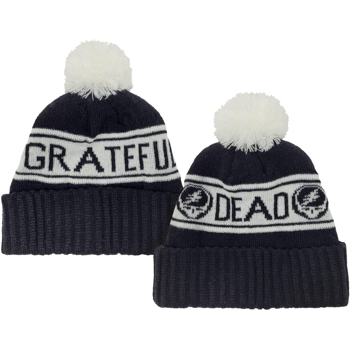 Grateful Dead Stealie & Text Beanie