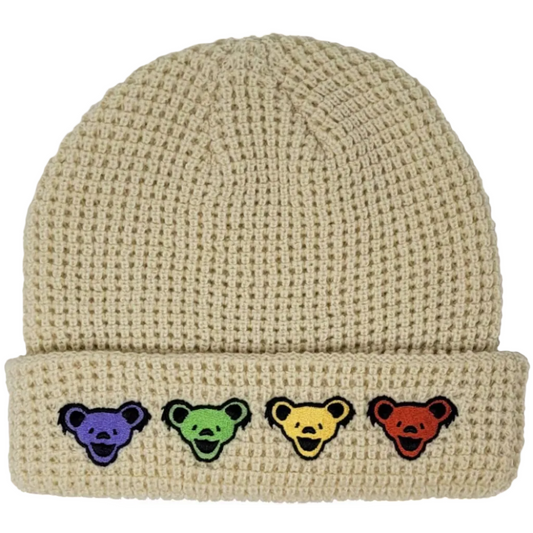Grateful Dead Dancing Bears Embroidered Beanie