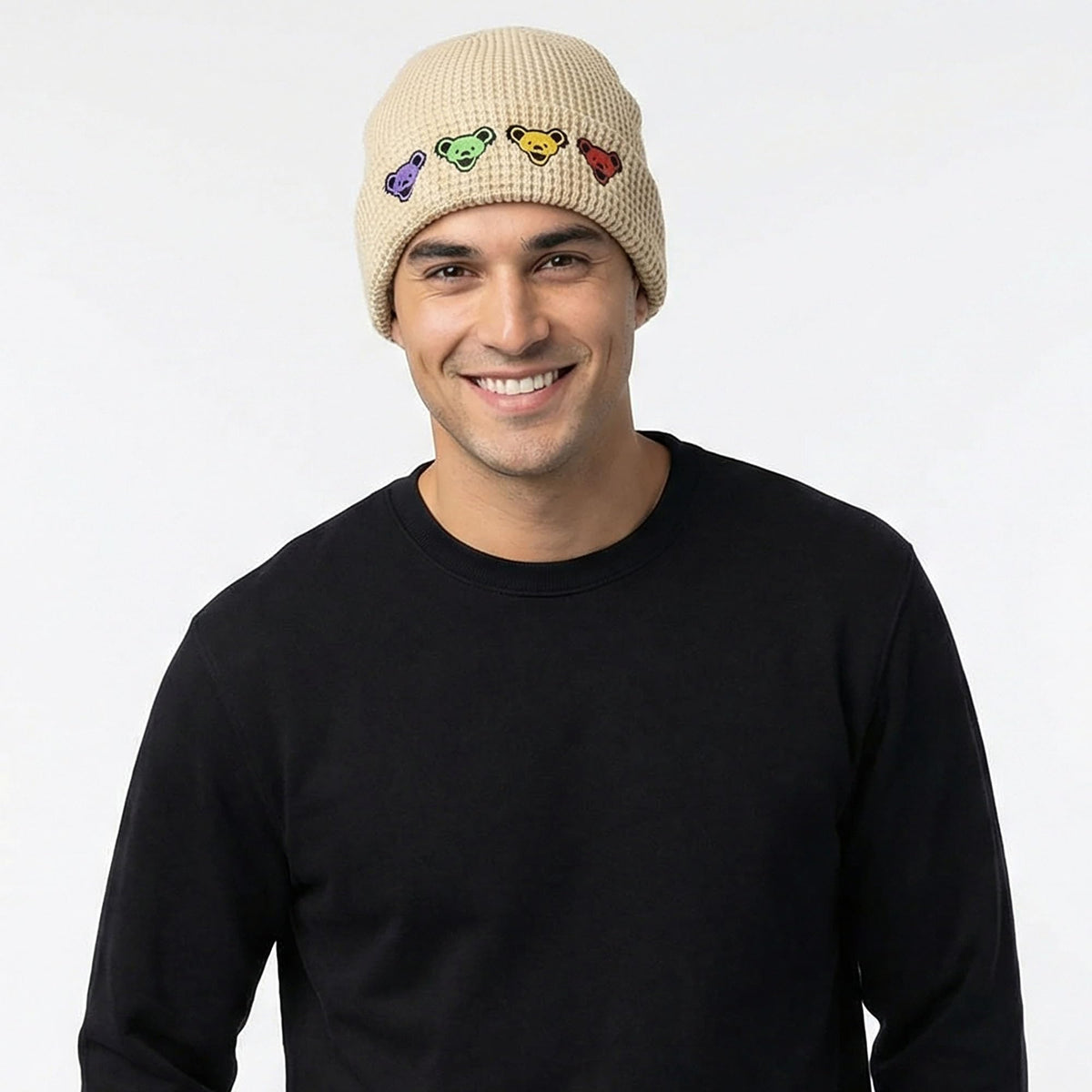 Grateful Dead Dancing Bears Embroidered Beanie