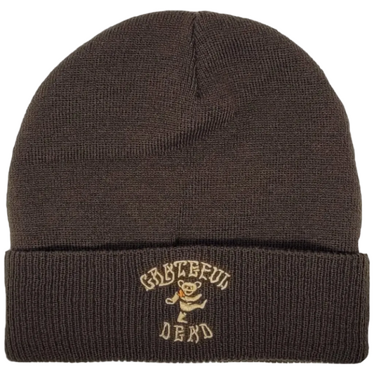 Grateful Dead Dancing Bear Embroidered Beanie