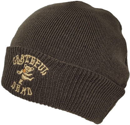 Grateful Dead Dancing Bear Embroidered Beanie