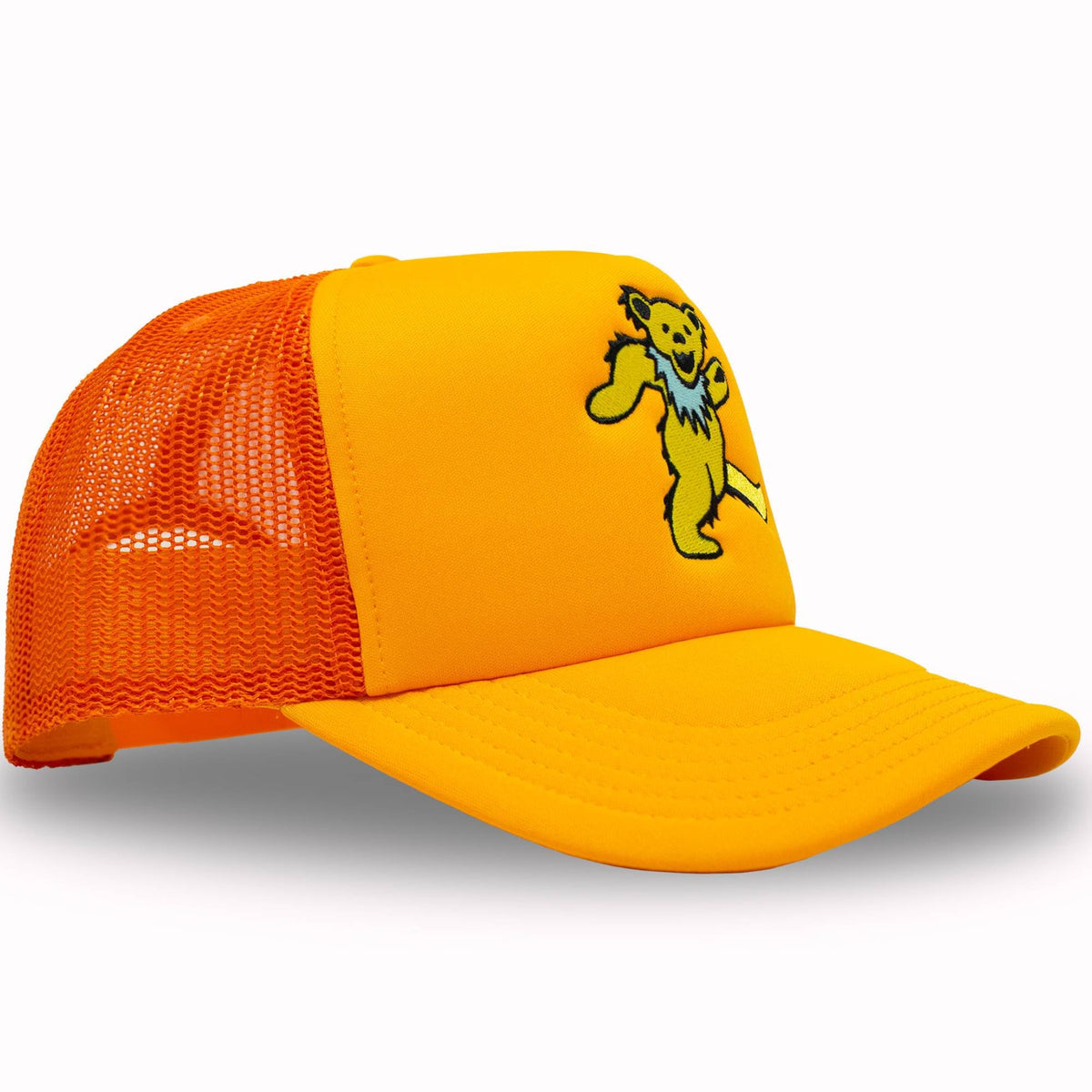 Grateful Dead Embroidered Dancing Bear Trucker Hat