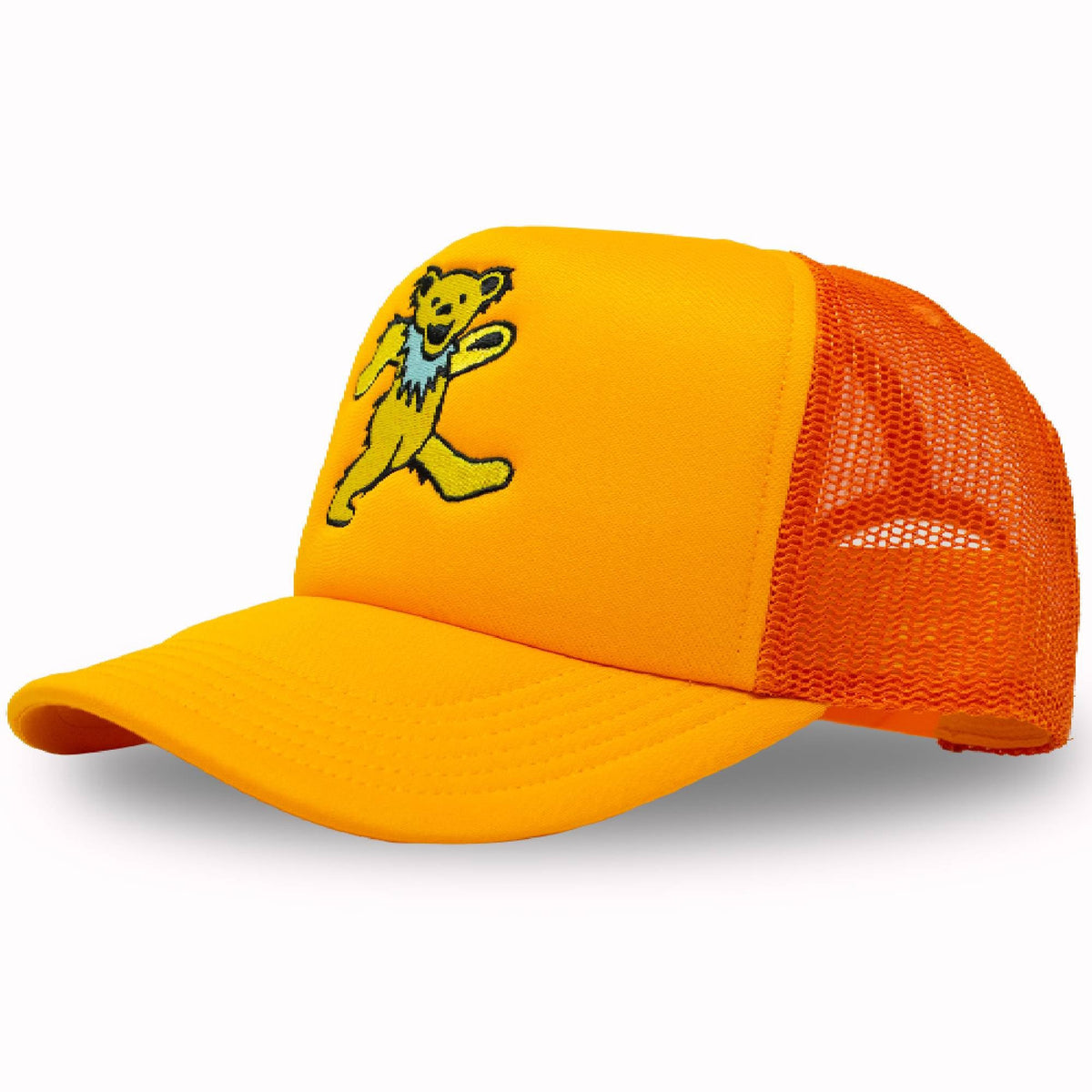 Grateful Dead Embroidered Dancing Bear Trucker Hat