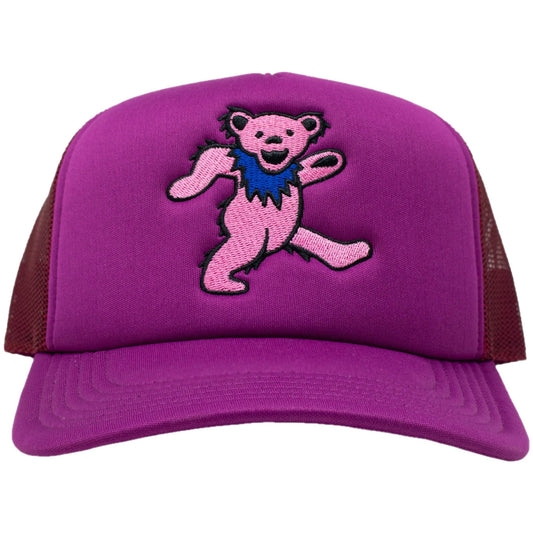 Grateful Dead Embroidered Dancing Bear Trucker Hat