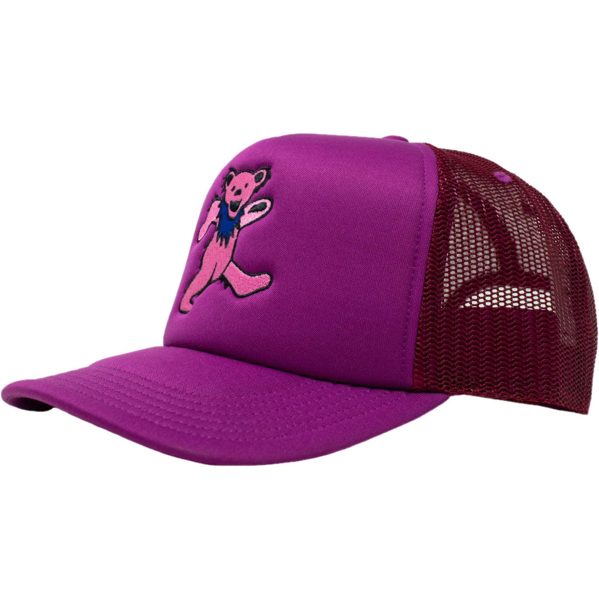 Grateful Dead Embroidered Dancing Bear Trucker Hat