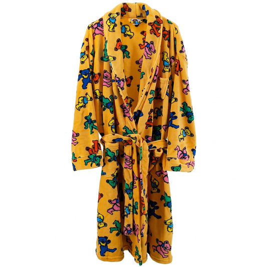 Grateful Dead Dancing Bears Plush Robe