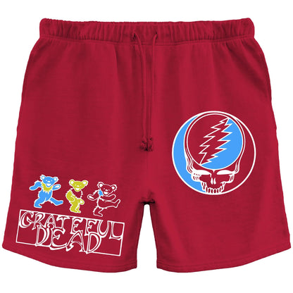 Grateful Dead Stealie & Dancing Bears Lounge Shorts