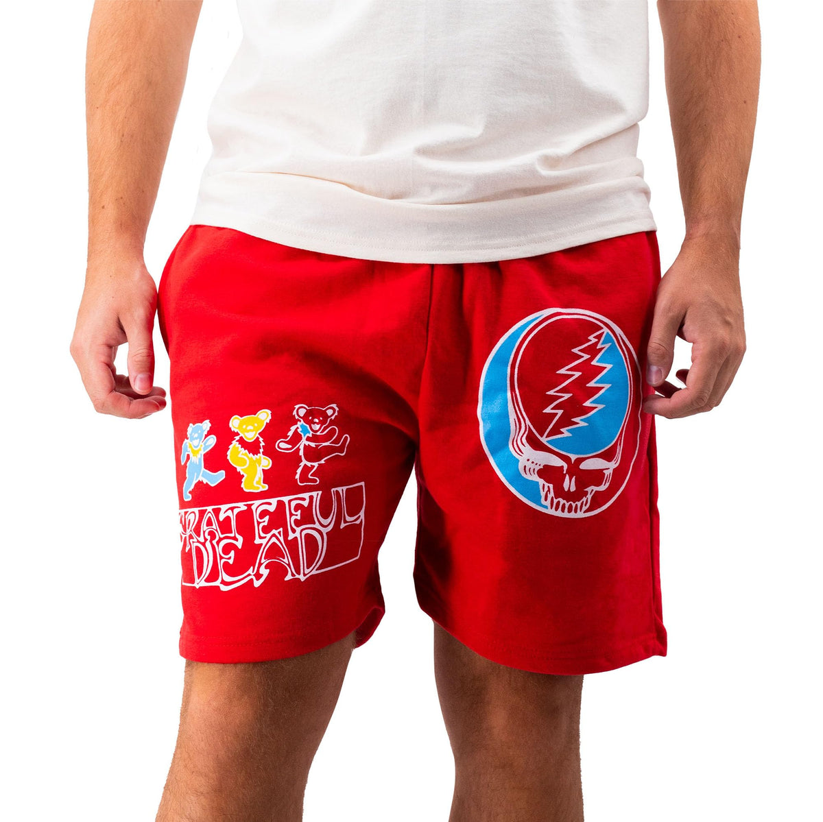 Grateful Dead Stealie & Dancing Bears Lounge Shorts