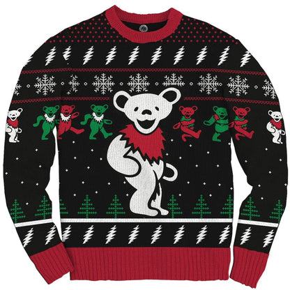 Grateful Dead Dancing Bears & Lightning Bolts Sweater
