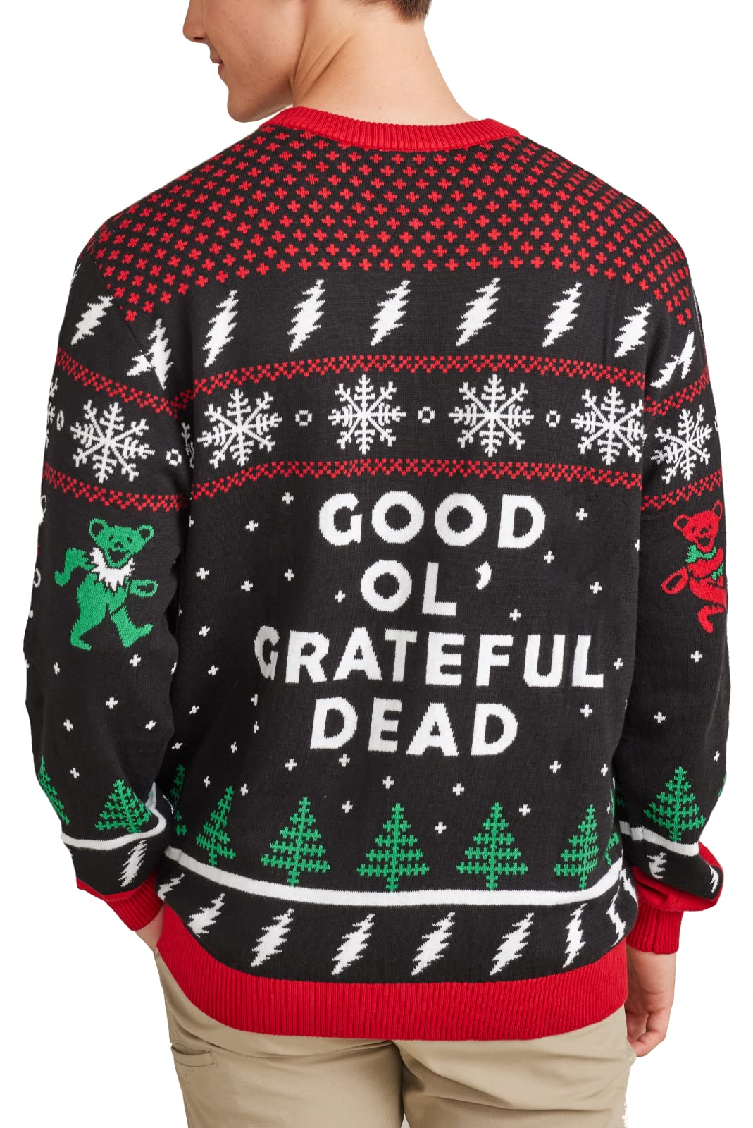 Grateful Dead Dancing Bears & Lightning Bolts Sweater