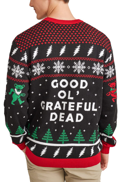 Grateful Dead Dancing Bears & Lightning Bolts Sweater