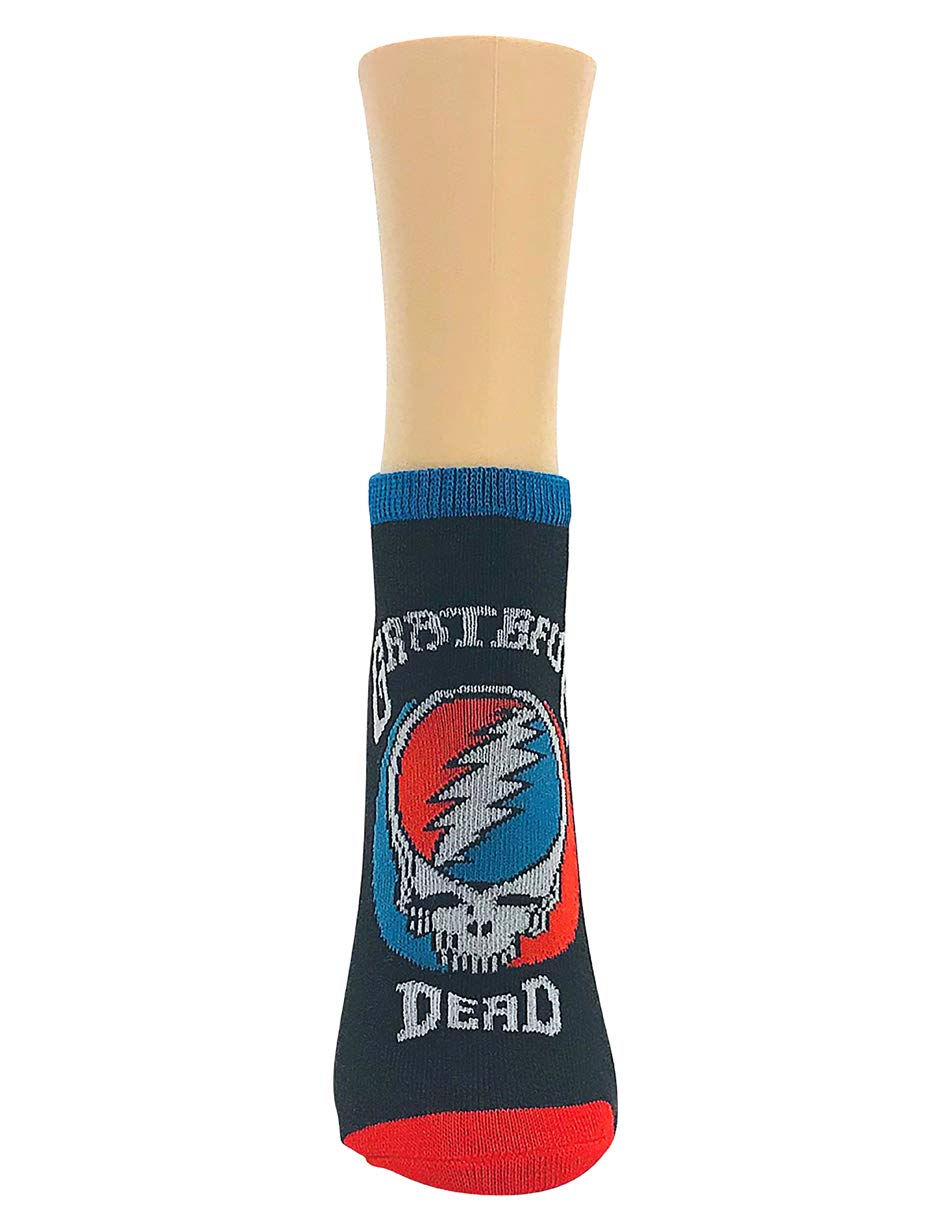 Grateful Dead Stealie & Dancing Bears 3-Pack Ankle Socks