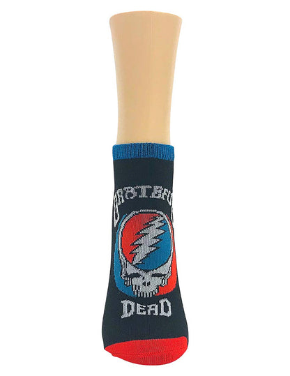 Grateful Dead Stealie & Dancing Bears 3-Pack Ankle Socks